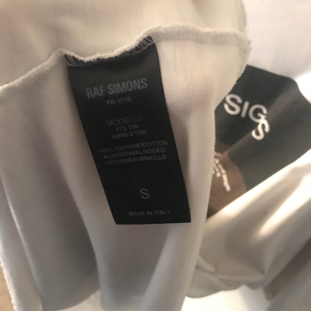 Raf Simons Warning Signs Tee - Picture 3 of 4